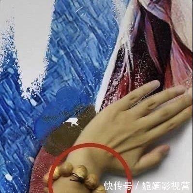 惊艳|小伙画赵丽颖,没想到打翻颜料,将错就错一个巴掌甩上去,真惊艳!