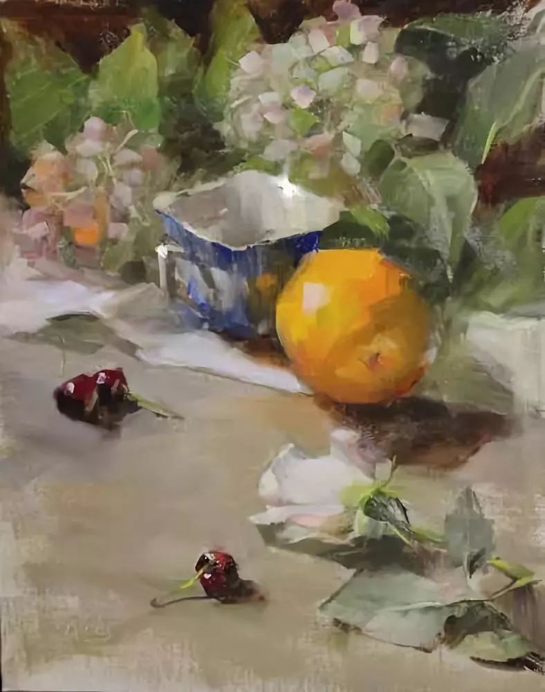 布莱斯@艺术家布莱斯油画里的色彩情感,表现在每一笔的展现