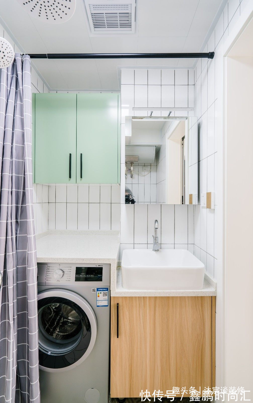 榻榻米|50㎡的婚房,虽然是小了点,但到处清新大方,藏不住的甜蜜与幸福