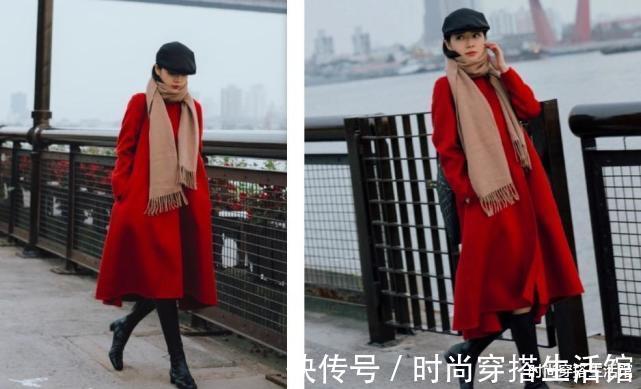 红色 春节当然要穿红色啦!记住这几种搭配技巧,快速摆脱路人感