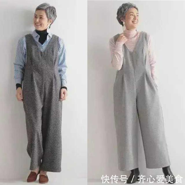 米色|60岁阿姨比三木妈妈还时髦，无龄感穿搭减龄又洋气，值得借鉴
