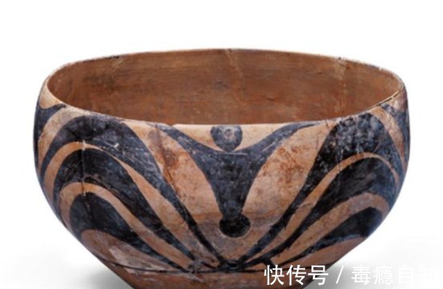 鱼纹$半坡文化彩陶,纹饰记录了半坡人的生活!