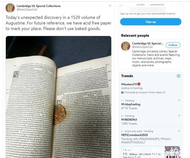 图书馆|16世纪的古籍里夹着50年前的饼干,图书馆:看书时不要吃东西