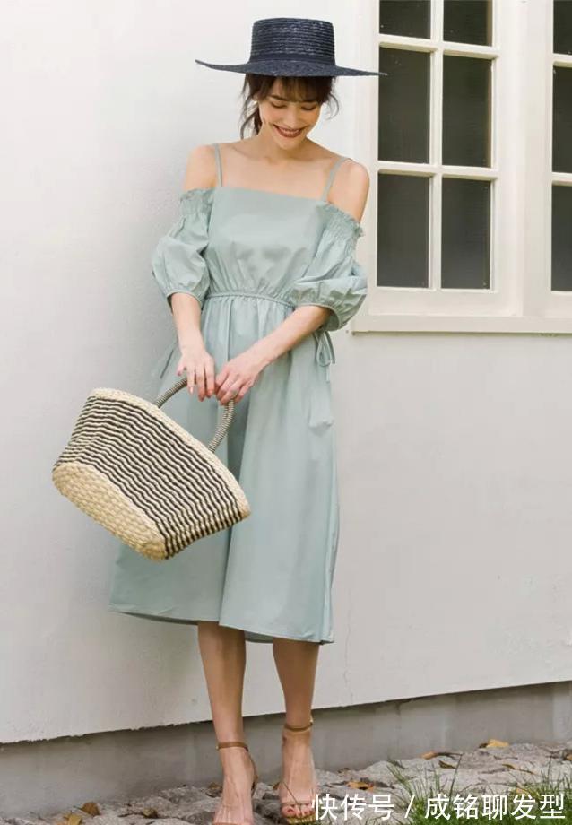露肩|10款漂亮的连衣裙,优雅俏丽时尚,总能勾勒出女人最优雅的瞬间