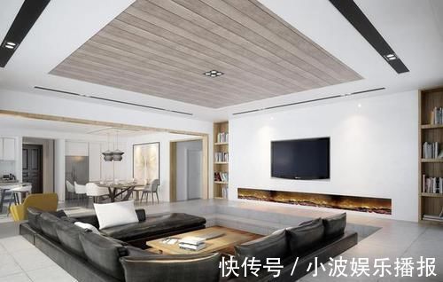 沙发|老公坚持把客厅“下沉”45cm,完工太惊喜,沙发都不用买了