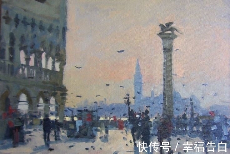 作品!英国画家 Ken Howard人物、风景作品集