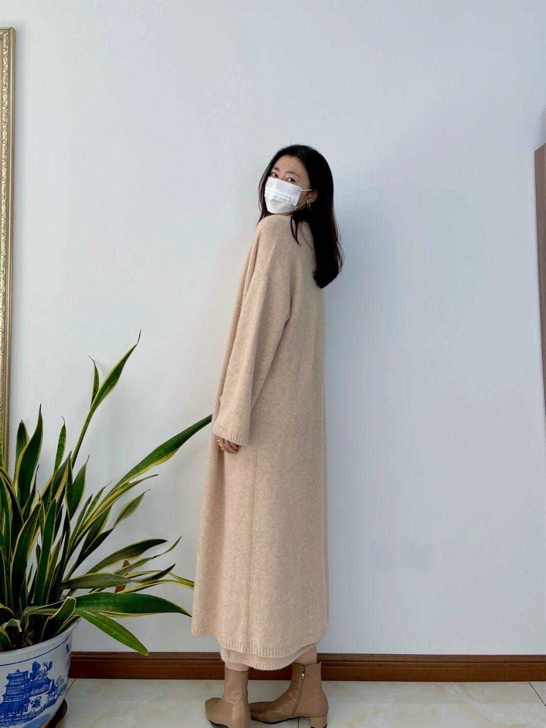 长衫 提前备几件针织长衫吧!初春穿它出门,绝对让你美到“巅峰”