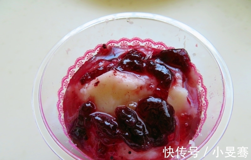 蓝莓酱|下午茶甜点,女儿带两杯它,自己没吃就被抢光,让下次多带!