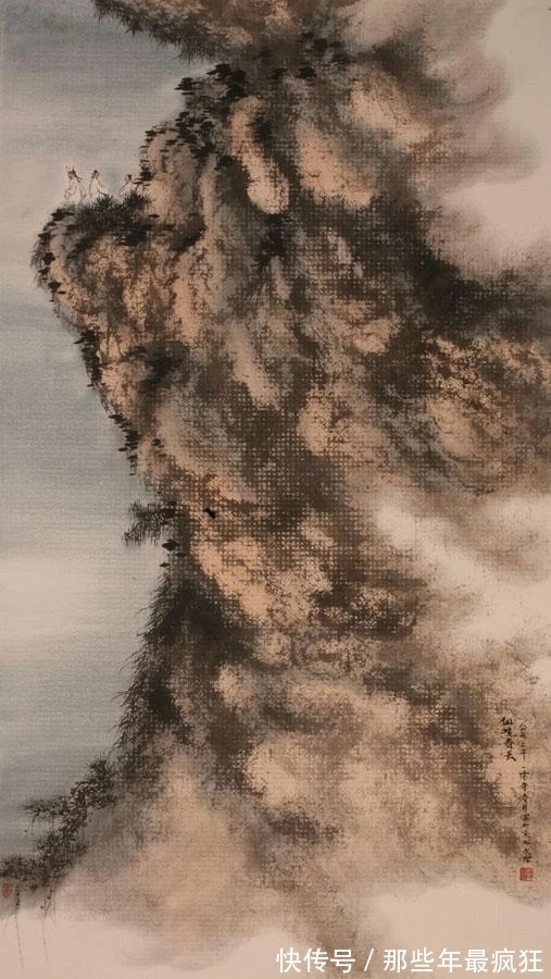 山水画坛#当代山水画坛一位惊人的“隐士”,身处京华,大隐于市
