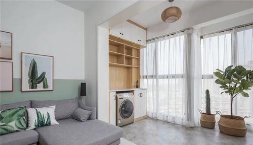 小户型|阳台纳入客厅，靠窗的这1㎡直接多出一间房，简直太实用了！