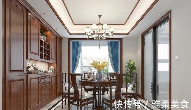 卧室|150㎡中式风用红木色,大气美观又有品味,入户便让人心生喜爱