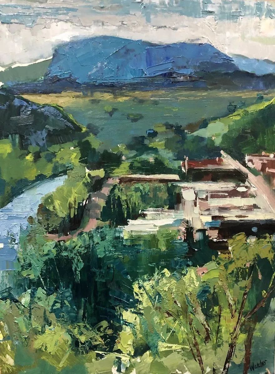 笔力独到,气势如虹,看看这二位的油画