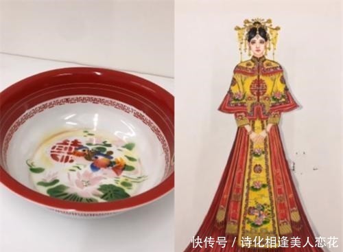美术生|美术生用“包装”画礼服,款款复古风十足,网友手被天使吻过