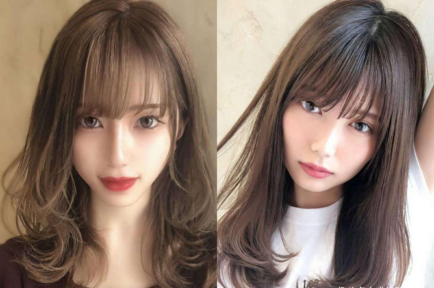 发色|35岁左右女人适合什么发型?三组时尚减龄的日系发型,简单显气质