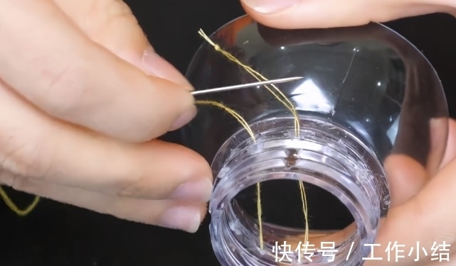 把线缝在塑料瓶口上，好多人还不知道有啥用，学会受用一生！