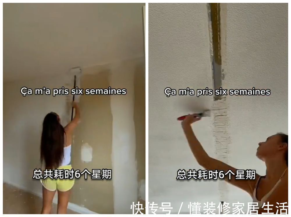 装修|一位小姐姐低价买下旧房,为省钱自己动手装修,网友:太能干了