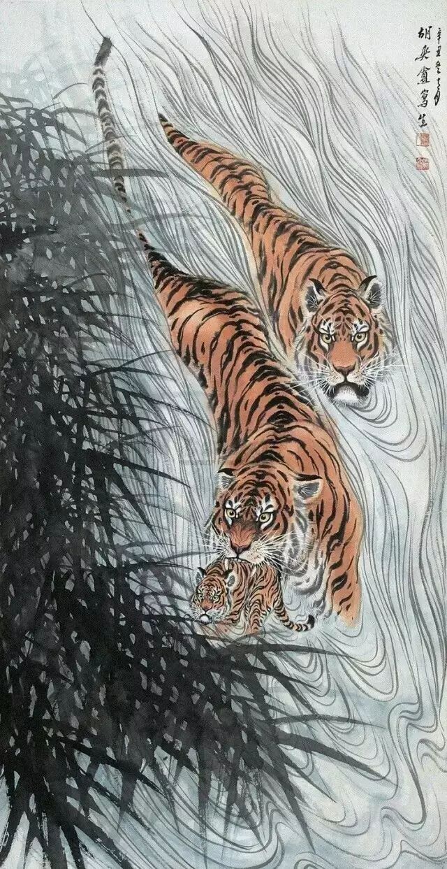 胡爽庵|“被埋没的画虎大师”胡爽庵 作品欣赏