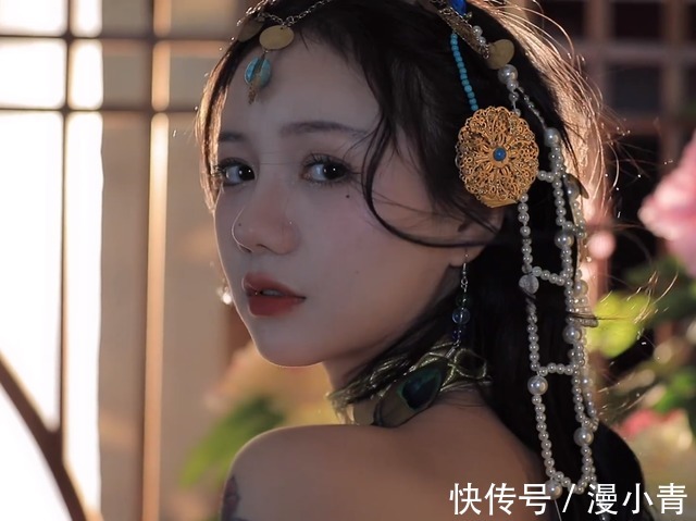 大哥|高颜值美女COS永劫无间迦南,只因身材太好,播放量破百万