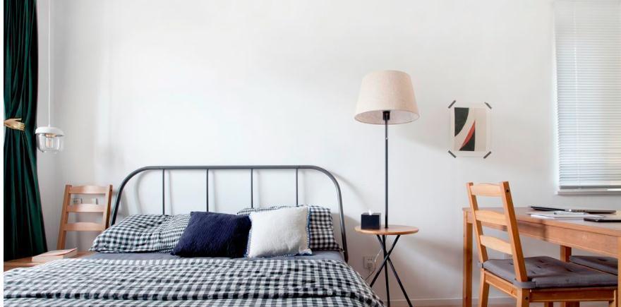 小主人|一居室婚房大变身,50平的小空间,书房卧室一应俱全,好舒服