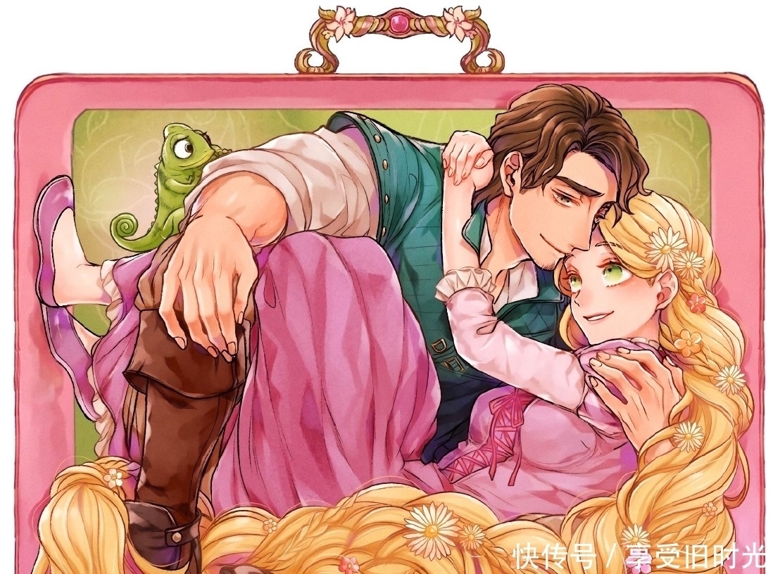 阿拉丁|迪士尼公主同人图,公主和王子的行李箱,充满了温馨