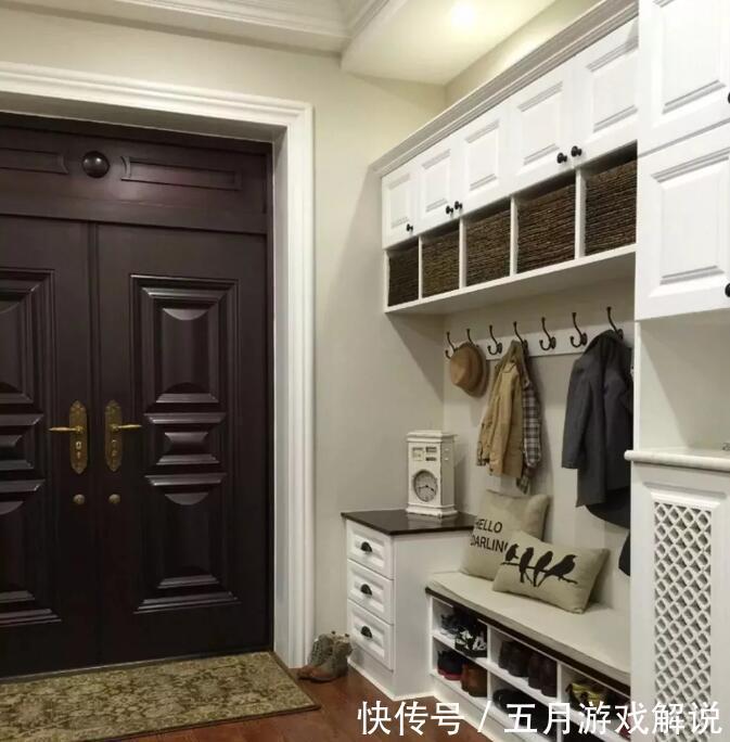 定制|新房的玄关鞋柜就该这么装,入门门面超实用大气,朋友看了超羡慕