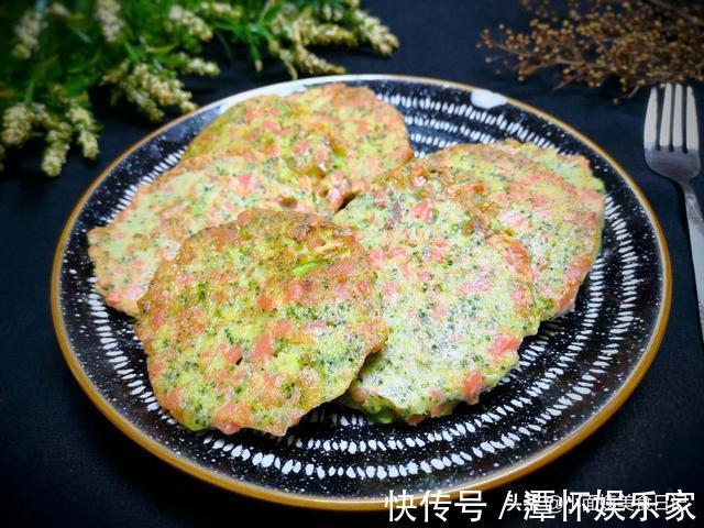 鲜香|秋天,我常用这菜做早餐饼,5分钟出锅,鲜香软嫩,儿子最爱吃