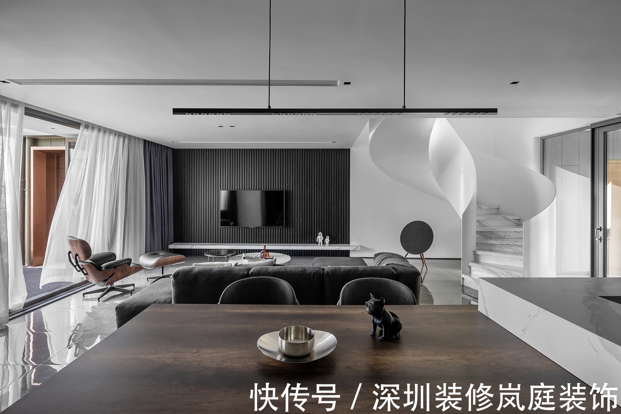 现代|深圳装修:恒大城120㎡现代简约,打造治愈感的温馨”豪宅“