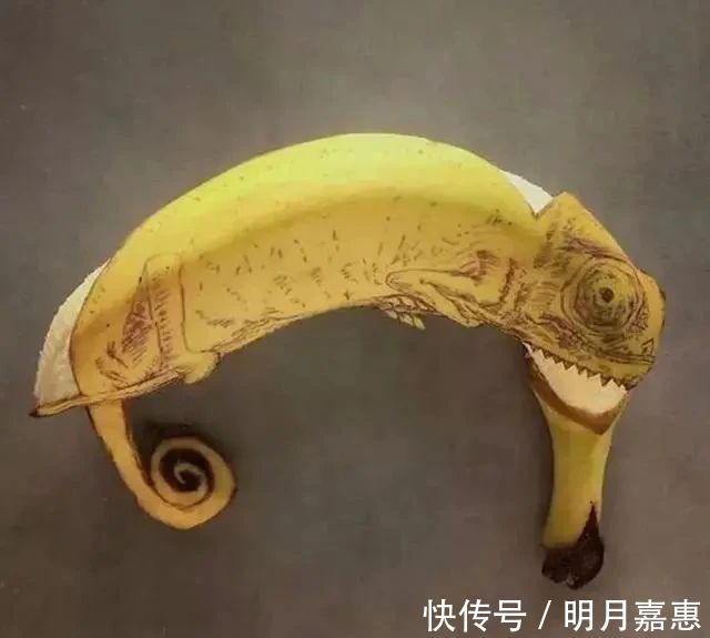 创作|美术生创意无限,一根香蕉玩出多种花样,看的大家津津有味