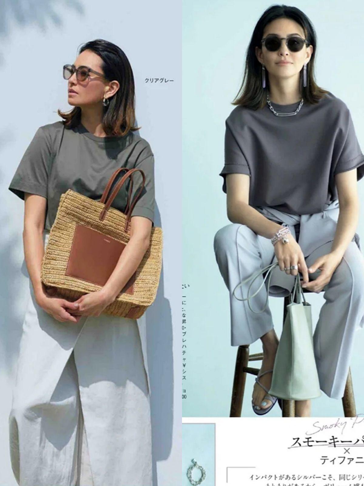 tips|40+女人穿衣要注重材质,学日本博主的简约高级穿搭,衣服不用多