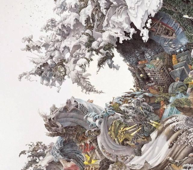 幅画!一幅画画了3年,细到要用放大镜,他把钢笔画玩到了极致