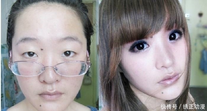 别再问为啥女生爱化妆了，看完她们化妆前后的对比照就知道了