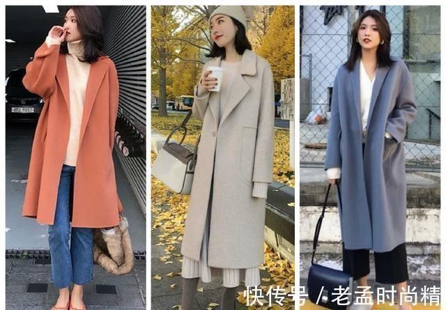 大衣|38套女性冬季日常穿搭,大衣搭配针织衫,保暖舒适又减龄,美呆了