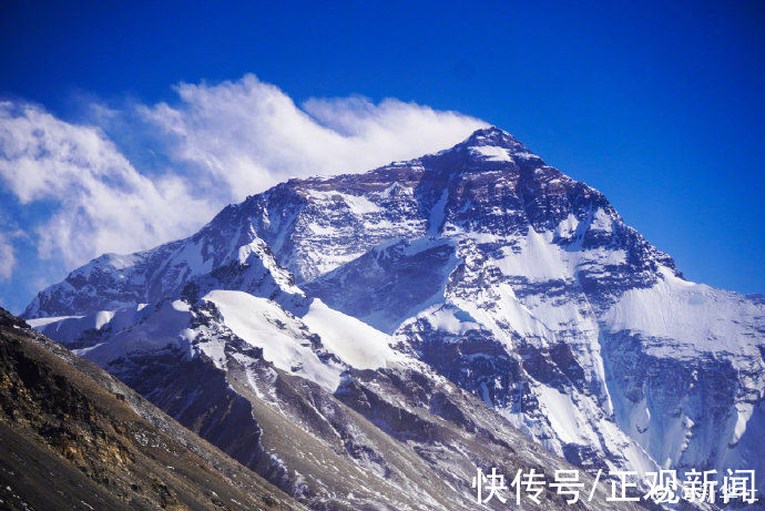 珠峰|冬日夕阳下的珠峰有多壮美