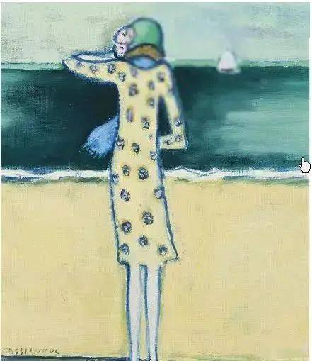 野兽主义#皮埃尔·卡西尼尔:领略野兽主义奔放节奏和表现主义浓烈意蕴油画作品