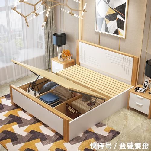 占地|建议每个家庭“双人床”换掉学有钱人这样式,经济实用不占地