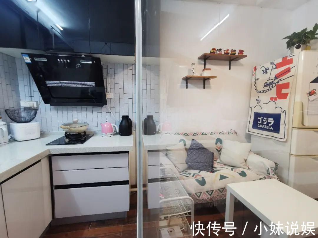 墙面|人生第一套房,是35㎡破旧二手房,她花了3个月改造后,太美了