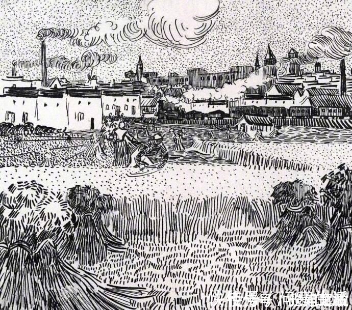 文森特$梵高一生素描手稿艺术, 简单和复杂之间挣扎!