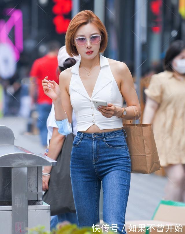 辣妈|超显高的短款打底裤穿搭,给你想要的优雅感,气质凸显