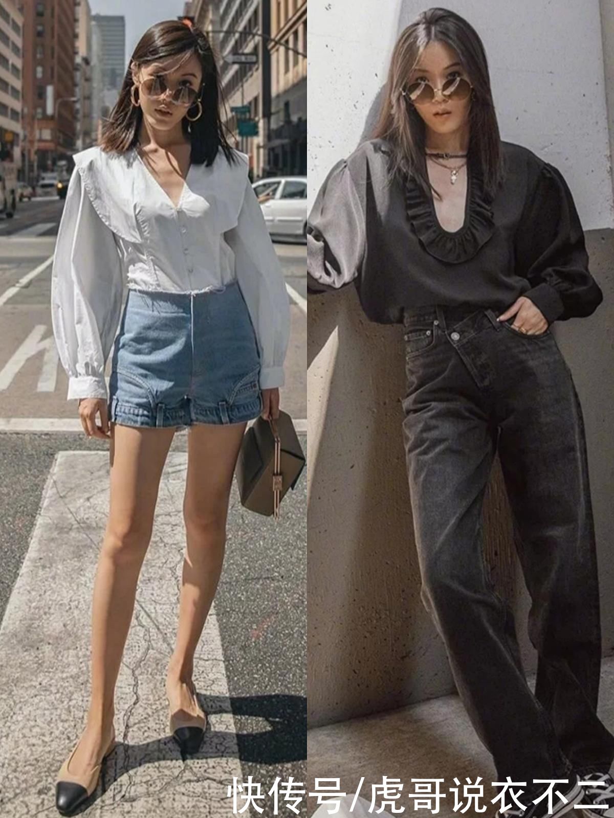 夏季必备的3种短上衣，配高腰裤时髦高级，搭配技巧帮你总结好了