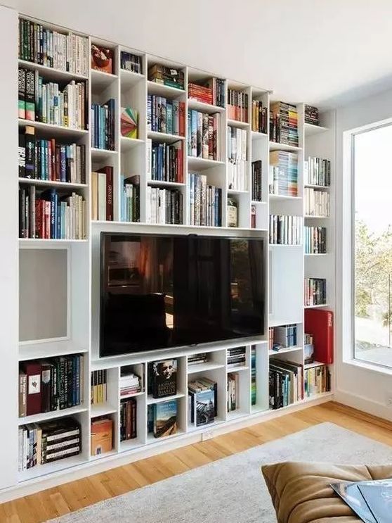 背景墙|电视背景墙的26种装修方式，从此不止电视+装饰柜！