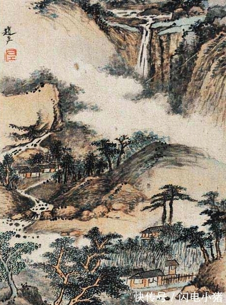 青山寺!看见壮美景色,为何萌生退意,尤袤《青山寺》