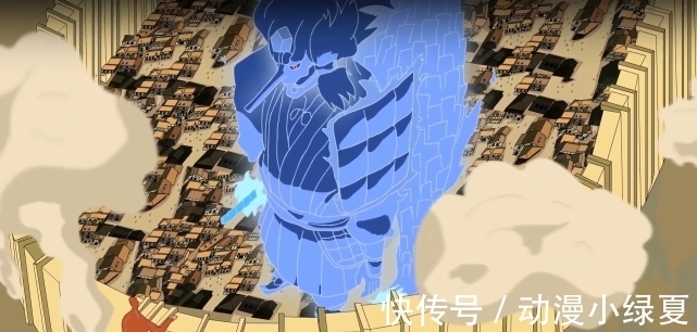 斑爷|火影联动巨人?斑穿越到巨人第一集,召唤须佐能乎击败超大巨
