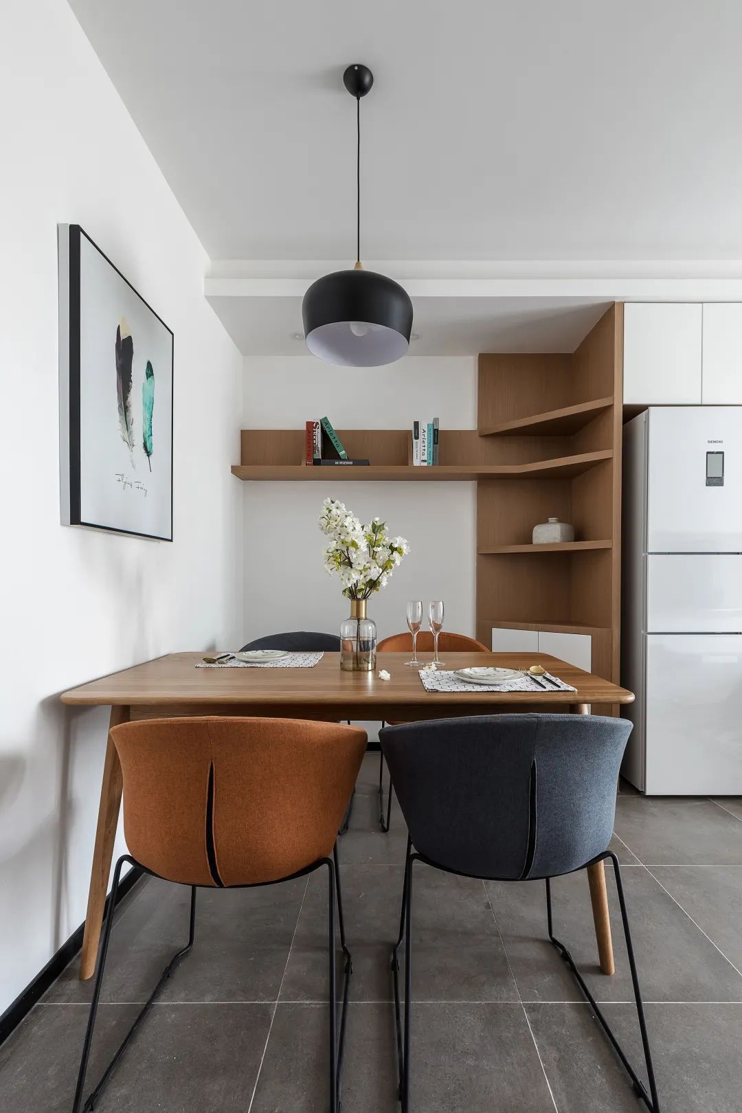 展示架|88㎡现代简约,实用与简朴,最平凡的艺术,来自生活