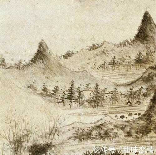 春阴欲雨#风调雨顺好年景,陈继儒绘《春阴欲雨》