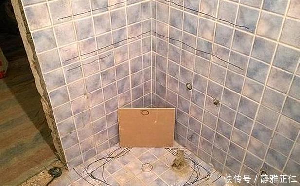 水管|卫生间小不好买手盆师傅在转角砌个洗手台，发业主群里都炸锅了