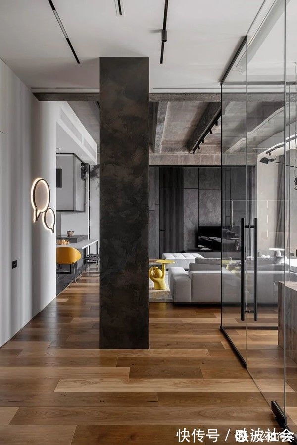 屋主|妈见打的“装修风”|136㎡工业风,满屋混凝土墙,却真的好看!