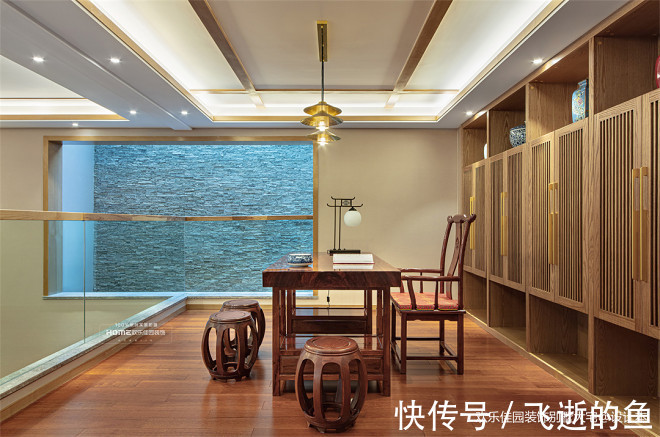 别墅|500平双拼别墅，中式的另一张完美演绎