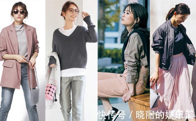 针织衫|只知道灰色高级,没想到与粉色搭配后,更显温柔与知性