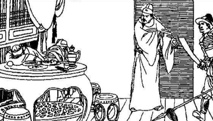 囚车|罗士信被囚,双肩一撞囚车碎了,手脚一挣镣铐开了,解差吓得跑了