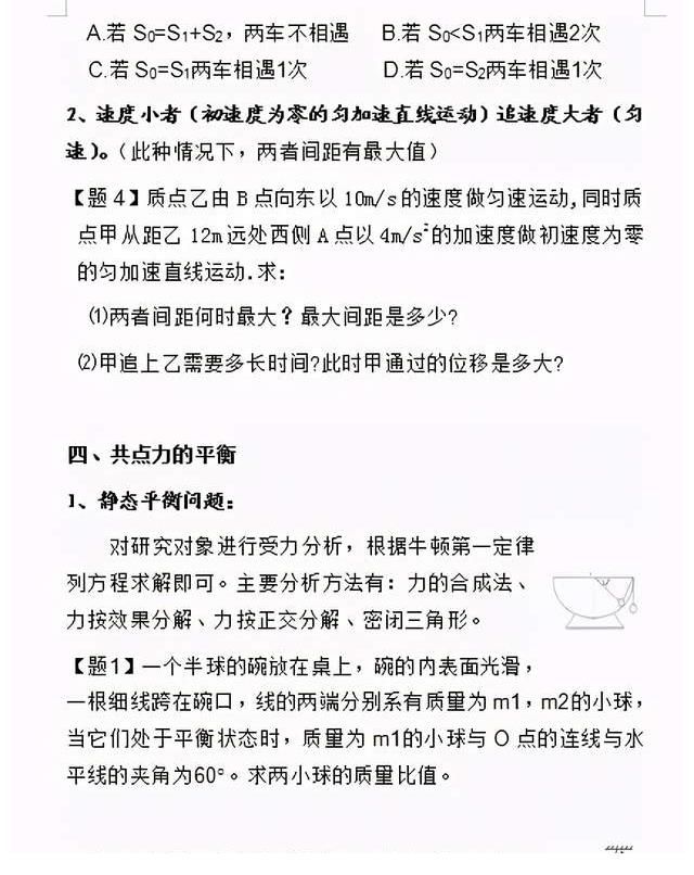 物理|高一高二高三建议收藏：高中物理模型解题最全归类整理